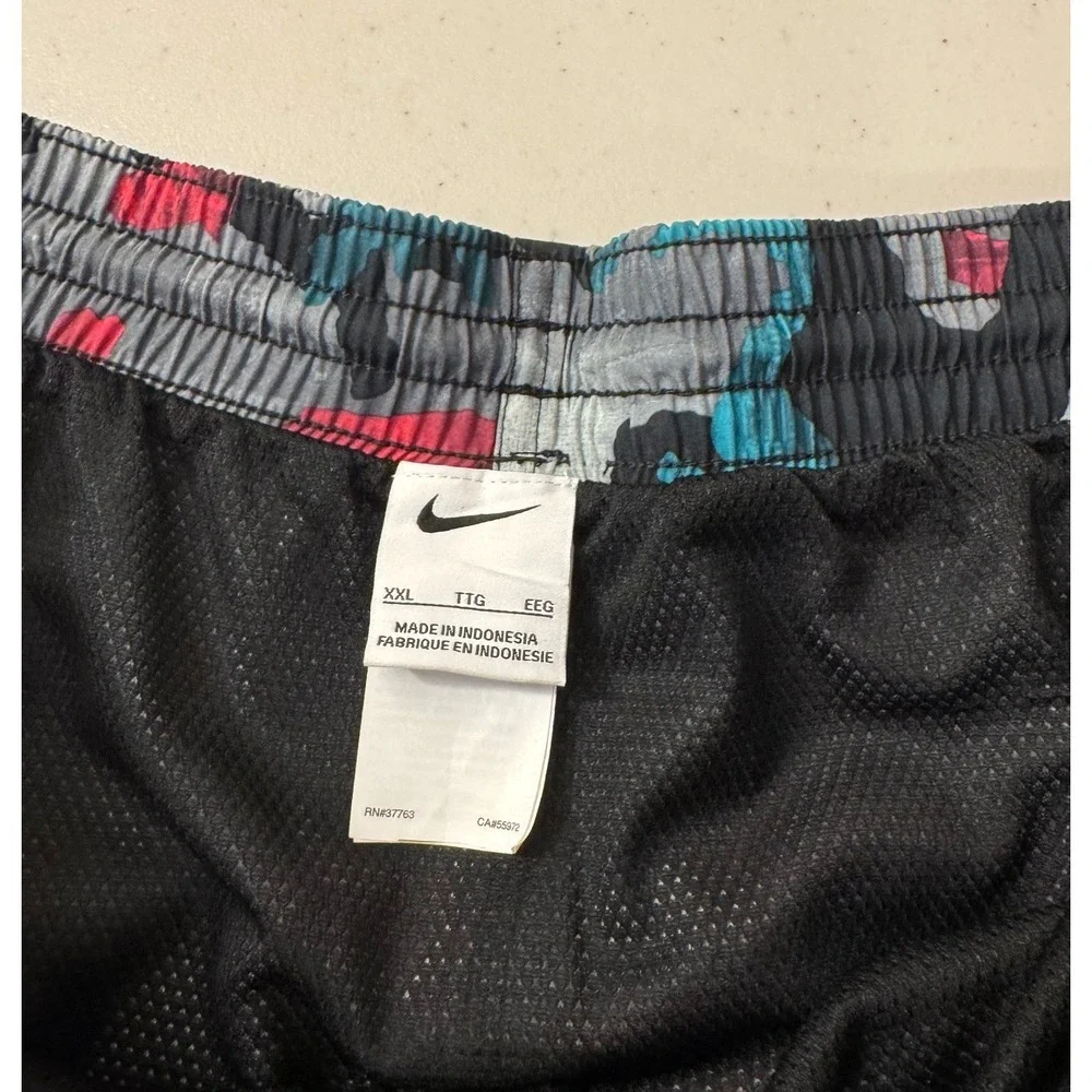 Nike Swim Trunks Men XXL Red Camo Board Shorts‎ NESSE548-463NEW